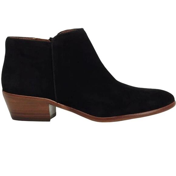 Sam Edelman Women’s Leather Petty Booties Size 6.5 in Black - Picture 1 of 8